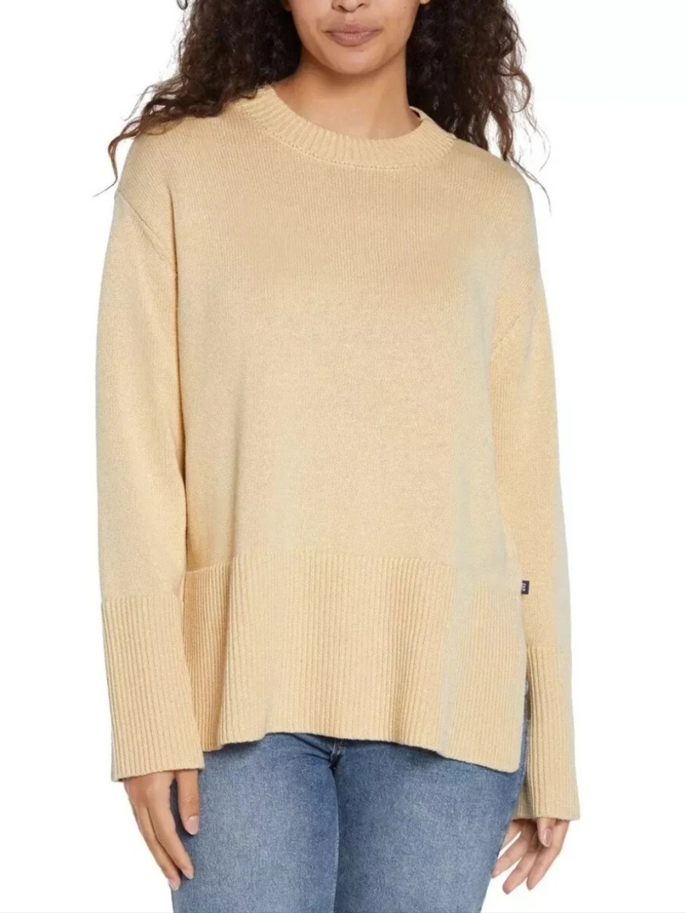 GAP Women's Crewneck Long Sleeve Cotton Pullover